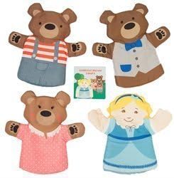 Goldilocks and the Three Bears Hand Puppet Set