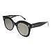 Celine CL41443/S 06Z Black Chris Round Sunglasses Lens Category 3 Size 50mm