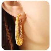 LFDHDDX Big Hoop Earrings - 18K Gold Plated Cartilage Piercing Earrings, Huggie Hoop Earrings, Hypoallergenic Tiny Hoop Earrings for Women Men