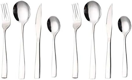 100 品質保証 車 バイク Bestonzon B07qkb5hhk 新作製品 世界最高品質人気 ホーム キッチン 洋皿 プレート ダイニング食器セットステンレス鋼ディナーセット食器カトラリーセットディナークラシックナイフフォークスプーン4本 セット2セット パック 正規品送料無料