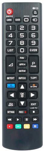 Replacement Remote Control Compatible for LG AKB73715601 Smart LED TVs