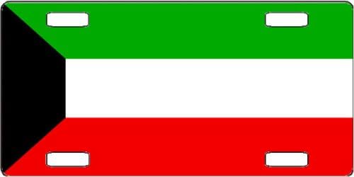 Kuwait Flag Vanity License Plate