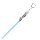 CG Costume Star Wars Lightsaber KeyChain Key Ring Alloy Sky Blue