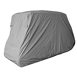 Deluxe 6 Seater Golf Cart Cover (Grey or Taupe), Fits E Z GO, Club Car, Yamaha Model