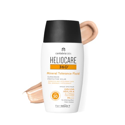 Derma Enzinger Heliocare Mineral Tolerance Fluid Mineralischer Sonnenschutz SPF 50 ohne Duftstoffe ohne Chemische Filter für atopische und sensible Ha