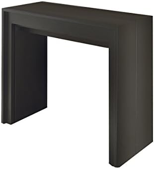 Design Twist Office Anti-Scratch Extendable Console Table White/Black