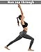 PHISOCKAT High Waist Yoga Pants with Pockets, Tummy Control Yoga Pants for Women, Workout 4 Way Stretch Yoga Leggings (Gray, XX-Large)thumb 3