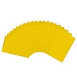 BESKIT 20-Pack Dual-sided Yellow Sticky Traps for Fungus Gnat, Whitefly, Aphid, Leaf Miner, Other Flying Insects, Bugs (10x6 Inches, 20Pcs Twist Ties Included)