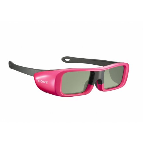Sony TDG-BR50/P Youth Size 3D Active Glasses, Pink