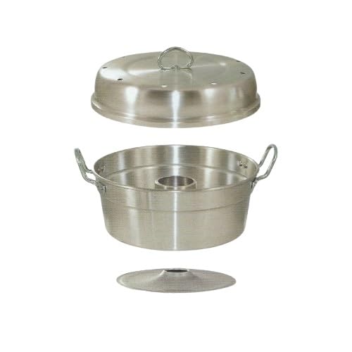 Tredoni Stovetop & Oven Baking Pot – 24cm Multipurpose Aluminum Hollow Ring Cooker (24 cm)