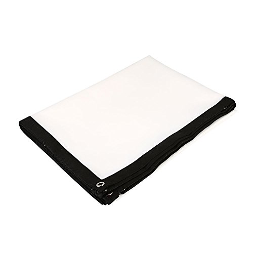 Cewaal Folding Projector Curtain, 4:3 60" Indoor Outdoor Film Theater Movie Projection Screen Curtain Projector Matte White