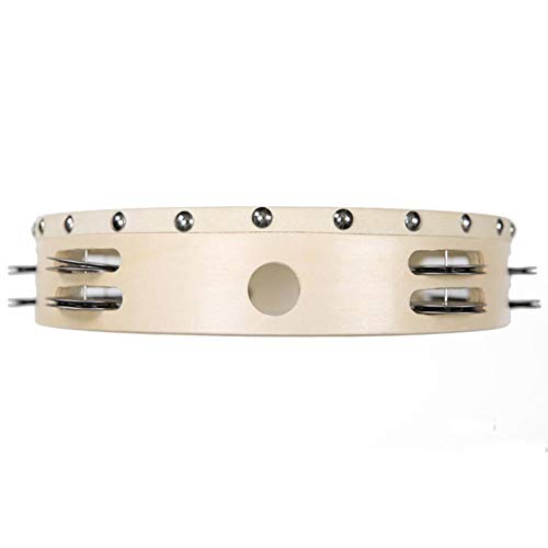 Wooden Jingles Handheld Props Belly Dance Props Tambourine Performance Dance