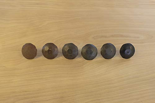 25 Pack Door Clavos Decorative Nails 1.25" Rustic Hammered Iron Various Finishes Available