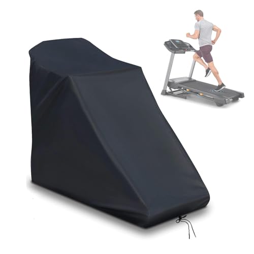 Capa para Esteira, Capa de Esteira Impermeável para Uso Externo, 200 * 95 * 150 Cm, Capa de Esteira Preta, Grande À Prova De Vento para Máquinas de Corrida Em Casa Academia, Umidade-prova