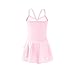 STELLE Girl's Cotton Camisole Dress Leotard for Dance, Gymnastics and Ballet(Toddler/Little Girl/Big Girl)