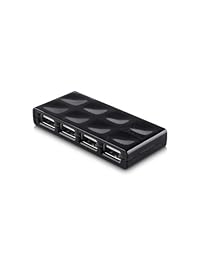 Belkin f5u404pblk USB 2.0 Hub de 4 puertos móviles