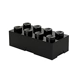 Lego 8 Brick Lunch Box - Black