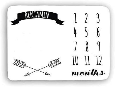 Arrow Monthly Baby Milestone Blanket