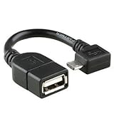 IVSO®Micro USB Host OTG Cable - Micro USB B/Male to USB2.0 A/Female OTG Host Cable For Acer Iconia A1-810, Iconia W3-810, Asus Memo Pad HD 7, Memo Pad HD 10 (Black) (For Acer A1-810/ W3-810/Asus Memo Pad HD 7/ HD 10, Black)