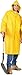 PVC Knee Length Yellow Raincoat, Size Medium