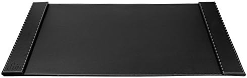 SumacLifeHard Surface Anti Slip Leatherette Office Table Top Desk Pad, 34" x 20", Jet Black (DF_OSKDPD001)