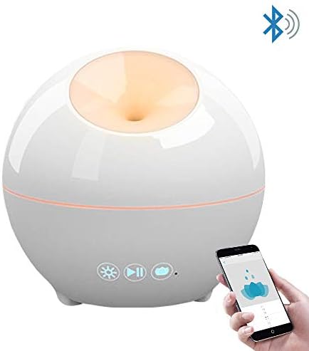 Daroma Hylor Smart Diffuser for Essential Oil,400ml Ultrasonic Aromatherapy Electric Scent Air Mist Room Humidifier Home Office Bitmap Control, Bluetooth Speaker,Alarm,LED Light Timer