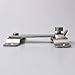 Alise Flip Latch Gate Latches Safety Door Lock Catch for Barn Wood Fence Sliding French Doors,Heavy Duty Thicker Stainless Steel Gate Hardware Locks,Brushed Nickel