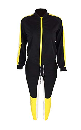 Women's 2 Pieces Outfits Long Sleeve Zipper Jacket and Bodycon Long Pants Set Tracksuits
