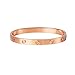 Y.S.M.Y Love Bracelet-Only I Can Unlock Your Heart(19CM For Mens Rose Gold)