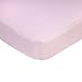 Carter's Solid Pink Cotton Knit Crib Sheet - 52