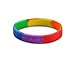 LGBTQ - Rainbow Pride Silicone Bracelet - Adult Size - Support LGBTQ Cause (1 Bracelet)