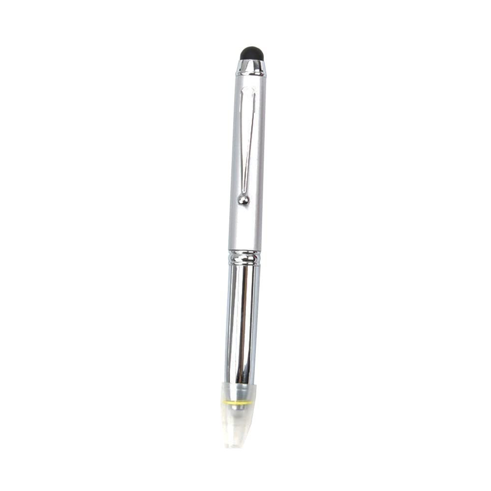 LED Ballpoint Pen/Stylus/LED Light - 3 in 1 Penlights for Night Writing (1 Pack)