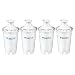 Brita Standard Pitcher Replacement Filters, 4 Count, White primary