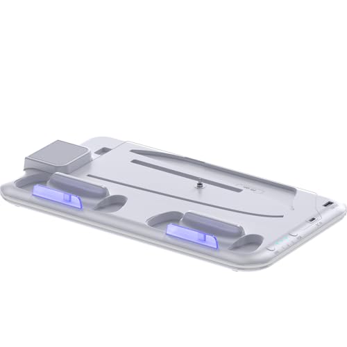 P S5 Slim Cooling Station with Dual Controller Charging, P S5 Stand Vertical for PlayStation 5 Console Digital Disc Edition, P S5 Accessories with 3 Levels Cooling Fan 14 Game Slots Headset Holder