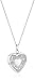 Amazon Collection Sterling Silver Engraved Heart Locket Necklace, 18