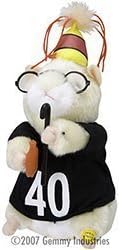 40th Happy Birthday Hamster Over the Hill