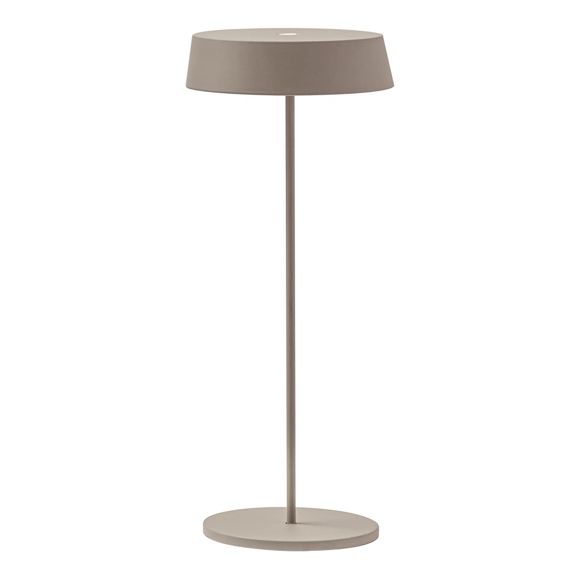 Inemuri Portable Wireless Rechargeable LED Table Lamp with USB Touch Dimmable IP54 Indoor/Outdoor H 38cm 2.2W Warm Light 2700K 12 Hours Autonomy (Cipria) — image 1