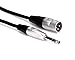 Hosa HSX-005 Pro Balanced Interconnect, REAN 1/4 Inches TRS to XLR3 Meter, 5 Feet