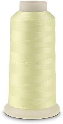 Glow 3000 Yards Luminous Glow In The Dark Machine Embroidery / Sewing DIY Thread "Light Yollow"no.33