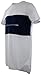 Mens Tall Long T Shirts and Hoodies with Zippers and Designs (Many Styles to Choose from) (M, White/Navy)