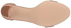 Nine West Womens Pruce Block Heeled Sandal Latte