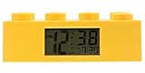 LEGO Kids' 9002144 Yellow Light Up Alarm Brick Clock