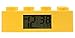 LEGO Kids' 9002144 Yellow Light Up Alarm Brick Clock