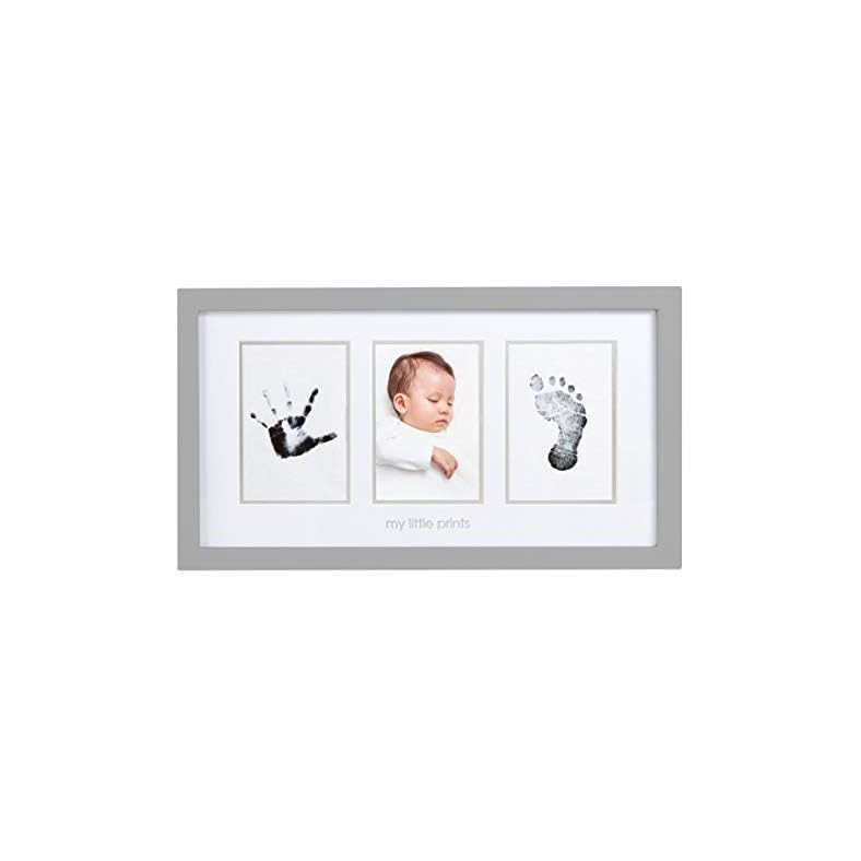 Pearhead Newborn Babyprints Photo Frame Baby Handprint and Footprint Keepsake Kit, Gender-Neutral Nursery Décor, Baby…
