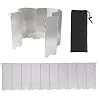 DXIA 10 Plaat Winddichte Opvouwbare Aluminium, Opvouwbare Brander Voorruit, Opvouwbare Brander, Voorruit Outdoor Camping…