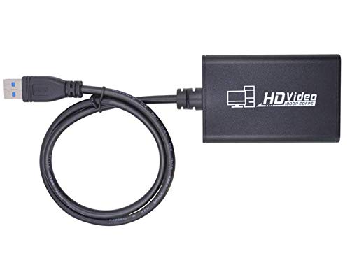 SKEIDO 1080P Game Video Capture Box Live Streaming Dongle HDMI-compatible to USB 3.0 For PS3 PS4 Play/Recording Simultaneously Camera