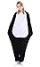 ABING Halloween Pajamas Homewear Onepiece Onesie Cosplay Costumes Kigurumi Animal Outfit Loungewear,Black Penguins Adult S -for Height 150-158cm