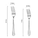 40 Piece Silverware Set, Stainless Steel Flatware Set Anti-Scald Cutlery Set for 8 by HIPPIH, Mirror Polished Utensils Set, Dishwasher Safe(sliver)