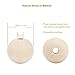 120pcs 25mm wooden beads for crafts - Unfinished Large Wood Beads for Crafts with Holes, Natural Big Round Wooden Beads for DIY Jewelry Making, Home Farmhouse Decor