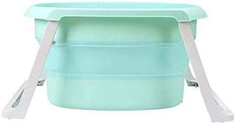 CAIM Children's Foldable Bathtub, Household Bathtub, Space-saving Adult Bathtub, Removable Thick Insulation Warm Bathtub (Color : Green)